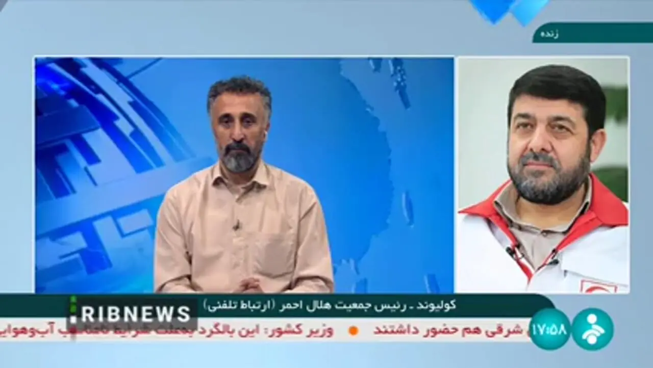 گفتگوی رئیس هلال احمر در مورد سقوط بالگرد رئیس جمهور