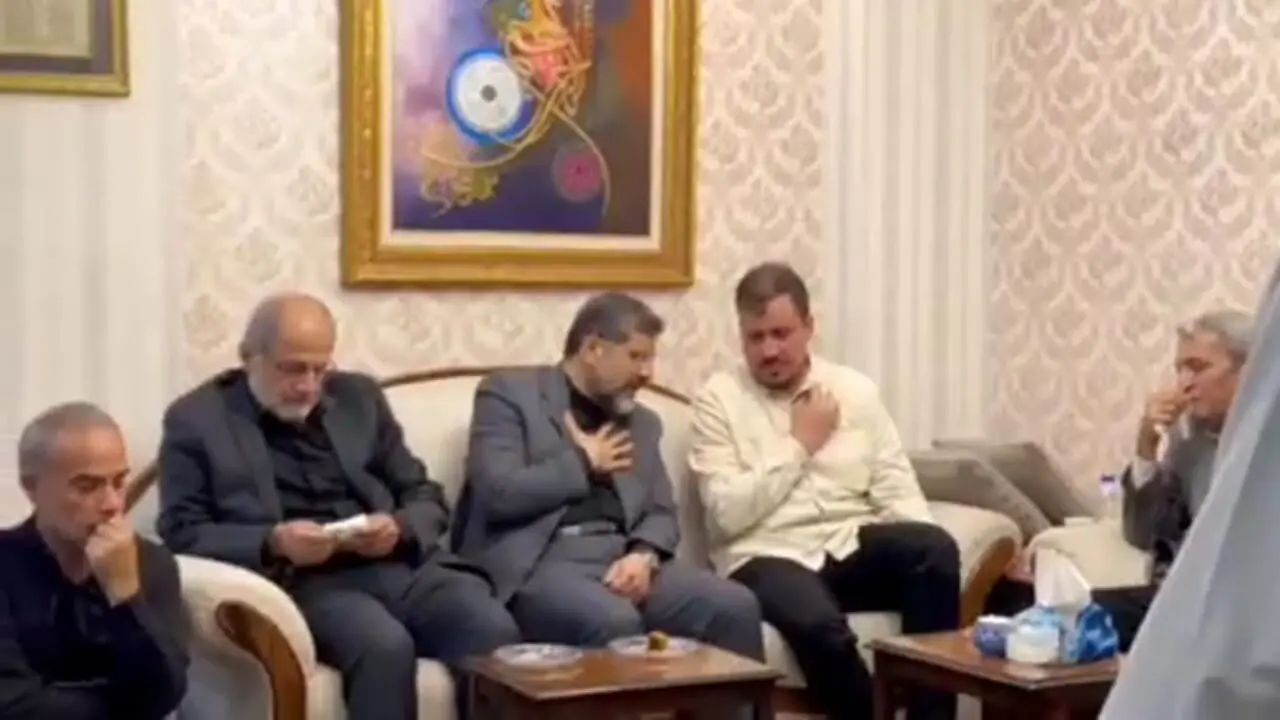 حضور وزیر فرهنگ در منزل شهید حسین امیرعبداللهیان، وزیر امور خارجه