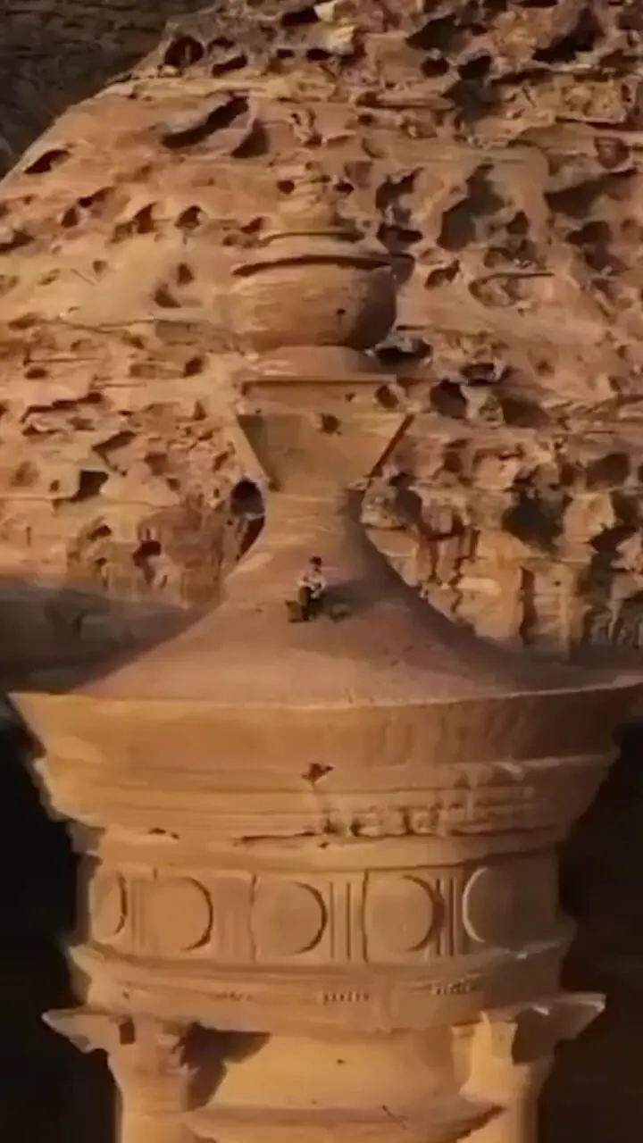 شهر زیبای پترا در اردن یکی از عجایب هفتگانه در دنیا + فیلم