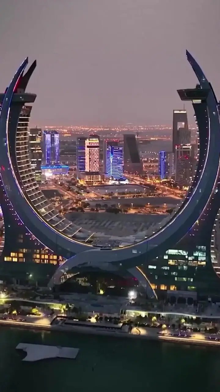 برج زیبای کاتارا در قطر 