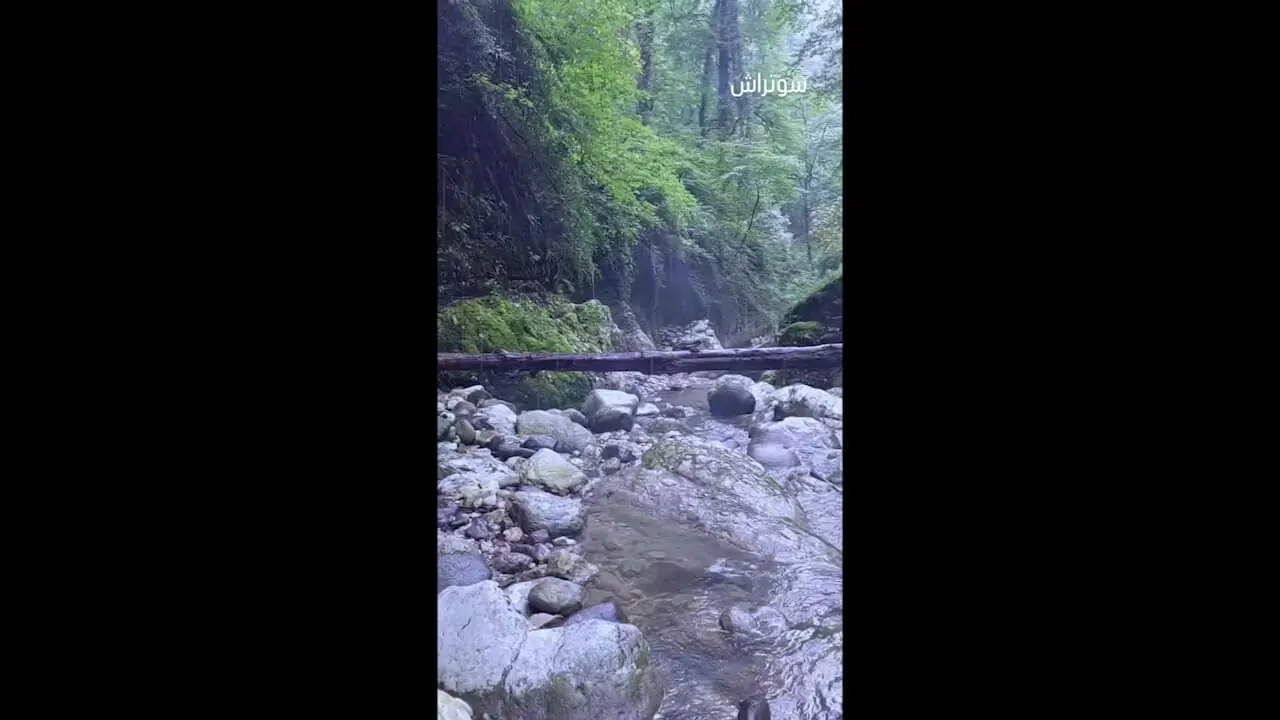 فیلم دیدنی از تنگه سوتراش در مازندران