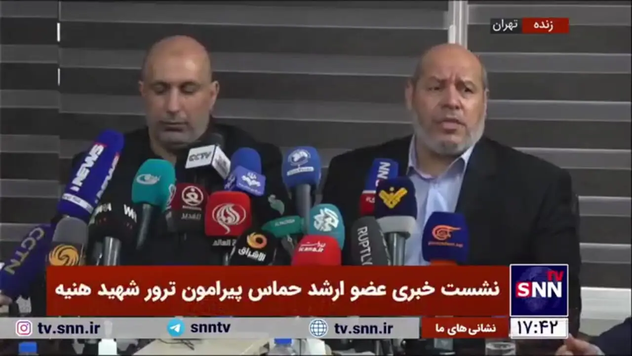 عضو ارشد حماس: شاهدان تایید کرده اند یک موشک به اتاق اسماعیل هنیه اصابت کرده / تیم های فنی در محل حضور دارند