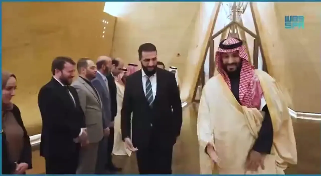 جولانی با بن سلمان در ریاض دیدار کرد + فیلم 