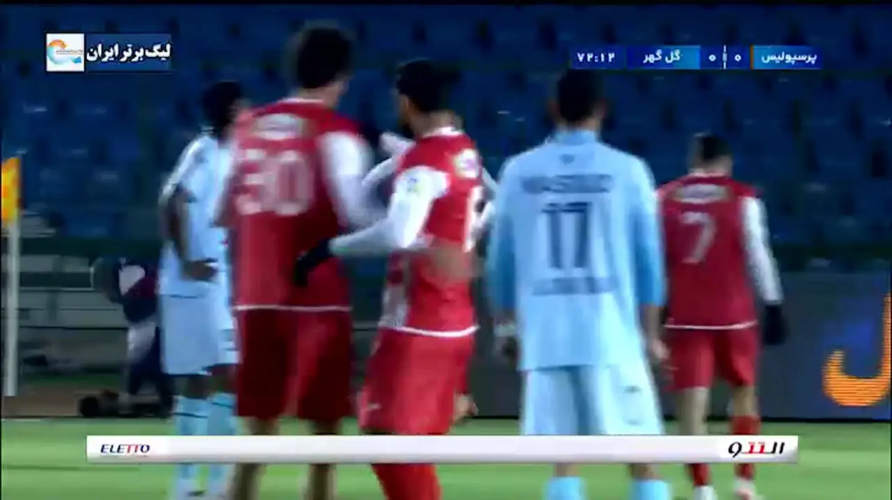 گل اول پرسپولیس توسط دورسون در دقیقه 73 پرسپولیس 1 - گل‌گهر 0