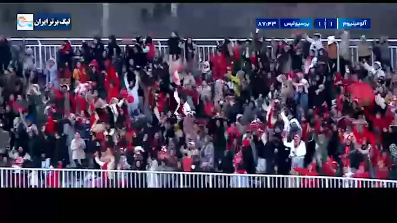 فیلم گل اول پرسپولیس توسط علیپور در دقیقه88 / آلومینیوم 1- پرسپولیس 1