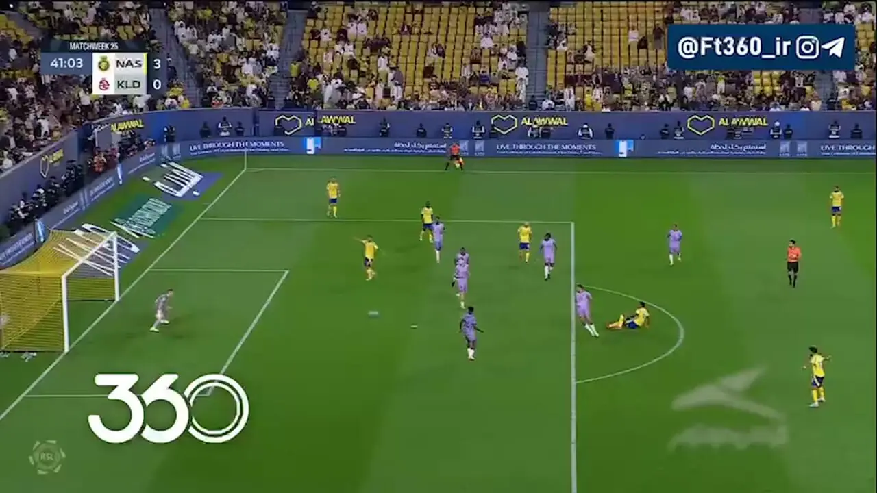 النصر 3- الخلود 0 / دوران دقیقه 41