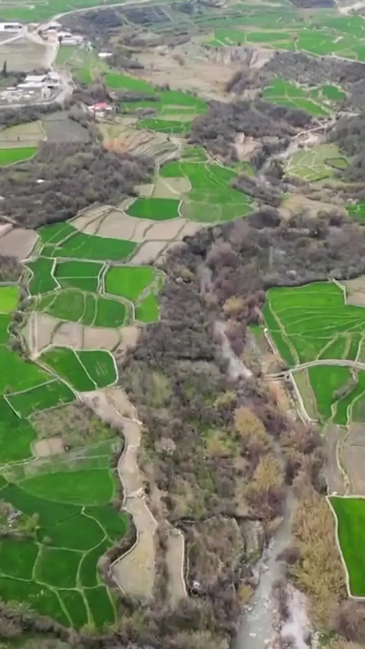 فیلم زیبایی‌های روستای بلواس ابوالعباس در شهرستان باغملک