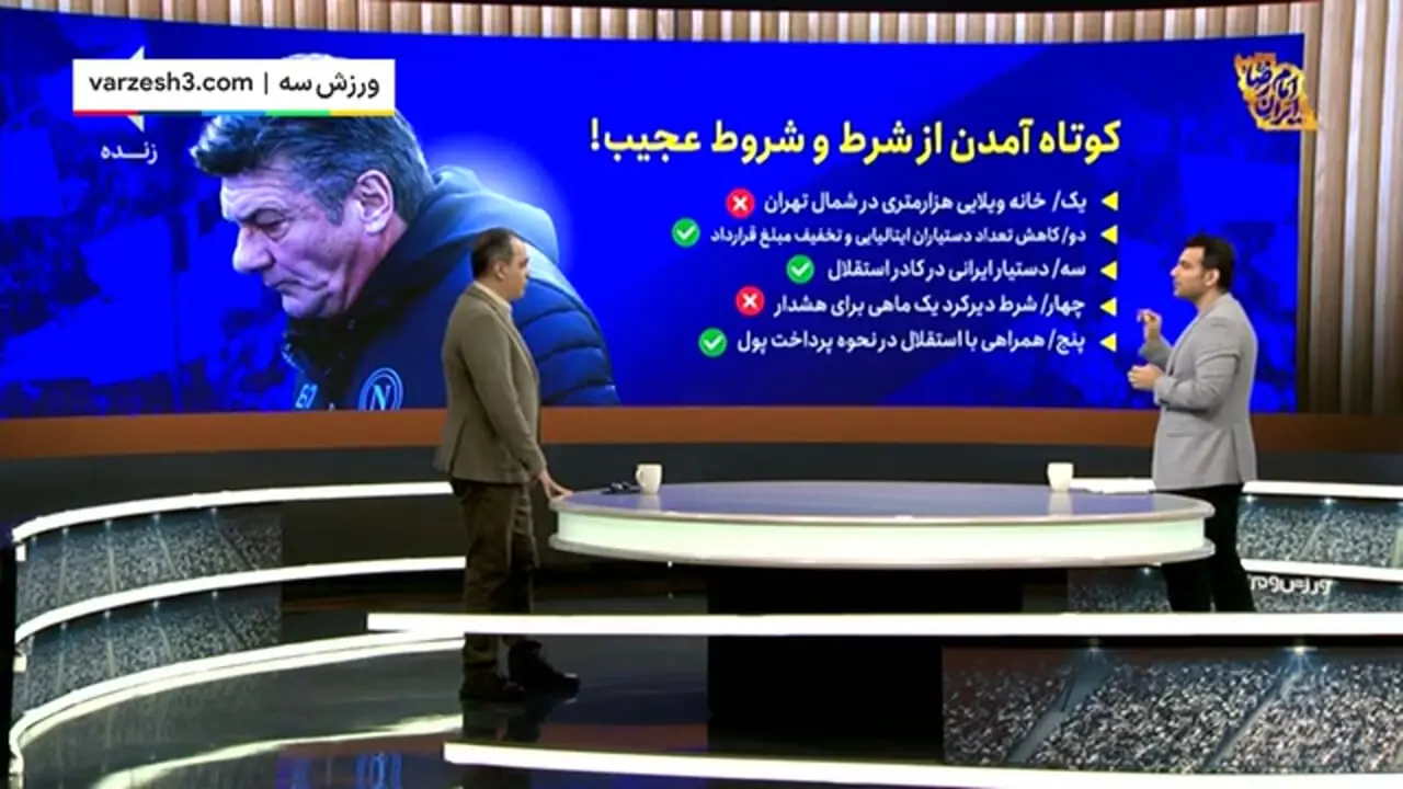 شروط ماتزاری برای هدایت استقلال