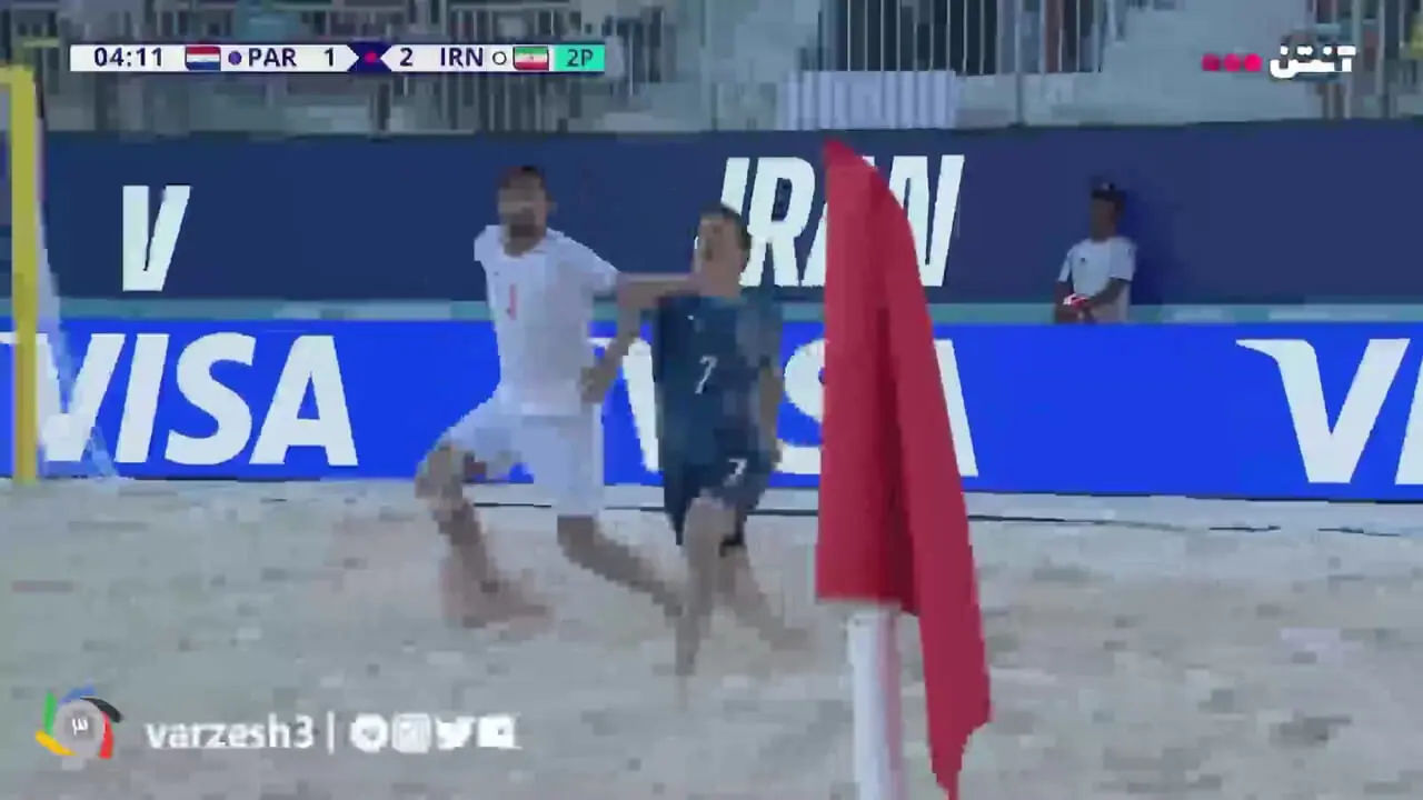 گل اول پاراگوئه به ایران / ایران2 - 1 پاراگوئه