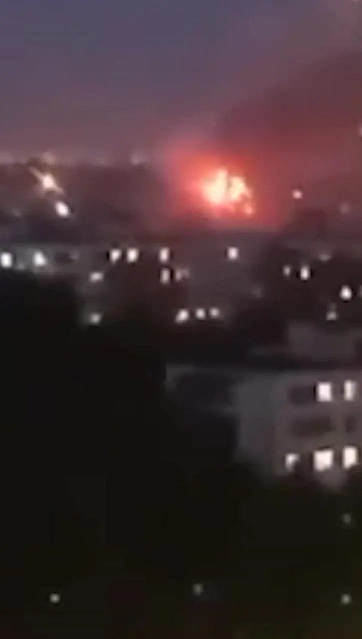 فیلم جگرسوز از  اجساد سوخته آویزان از پنجره ها در آتش سوزی مسکو ! / 16+