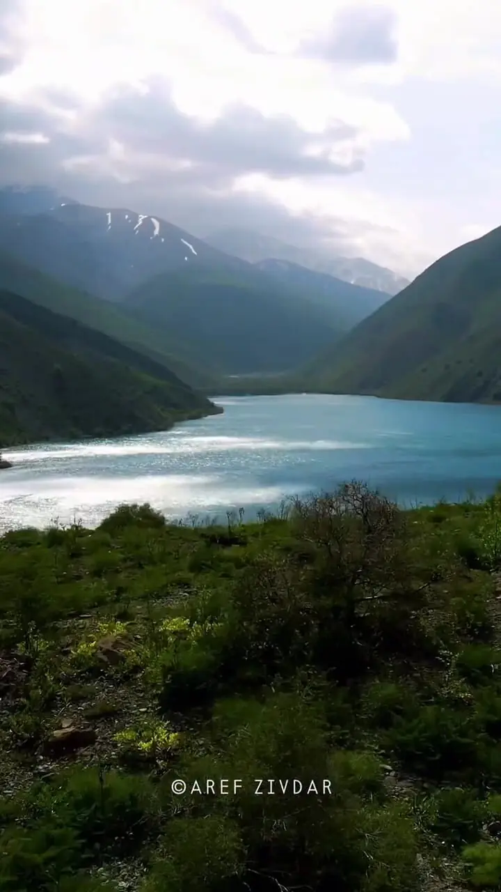 فیلم دریاچه گهر از نمای هوایی