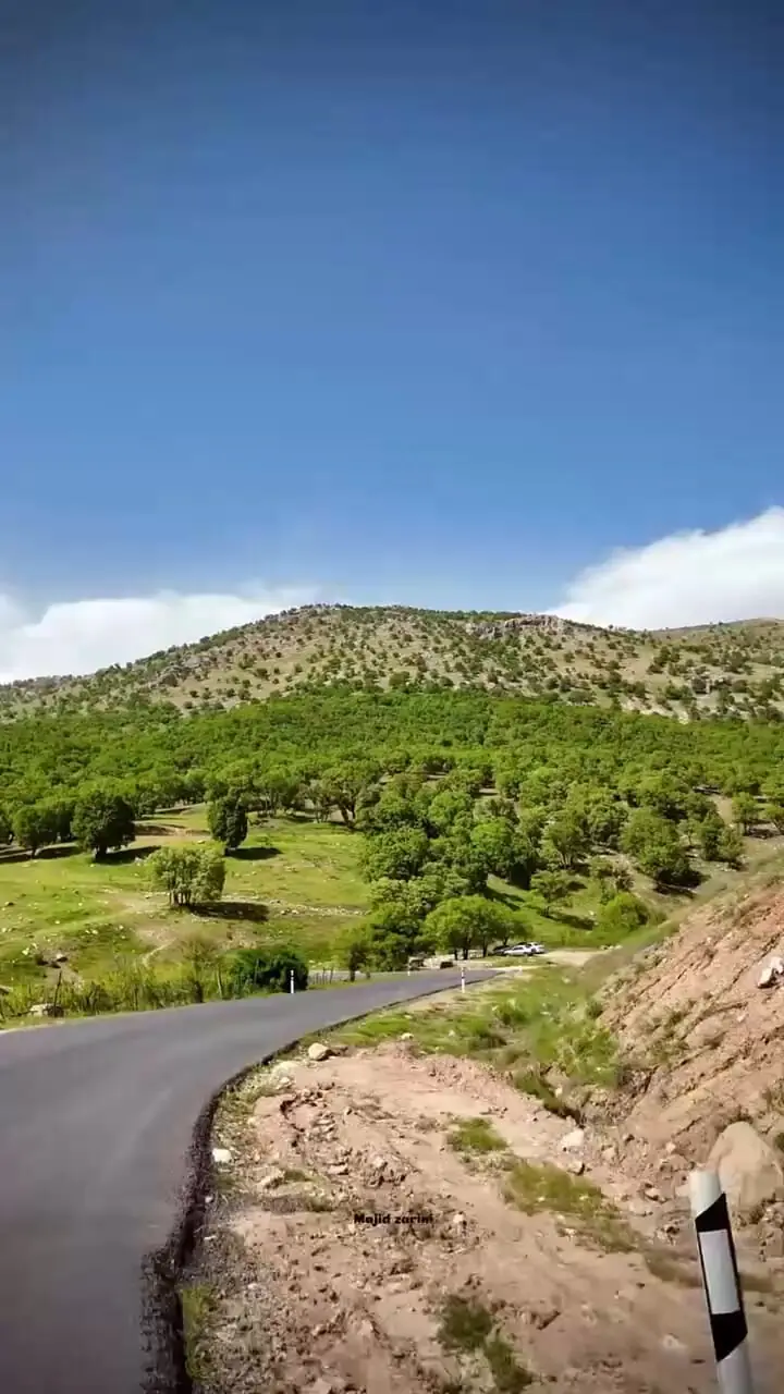 فیلم جاده آبشار نوژیان / مسیر سبز لرستان