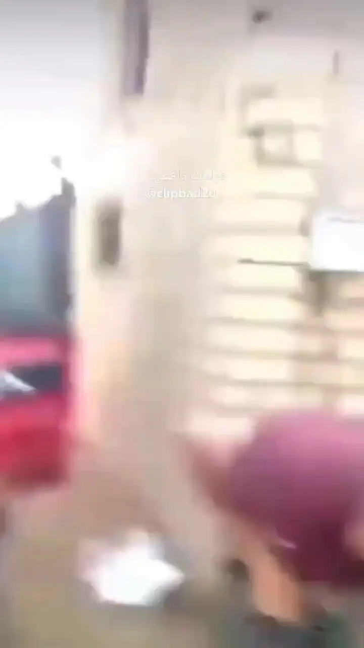فیلم لگد وحشتناک گاو به صورت مرد