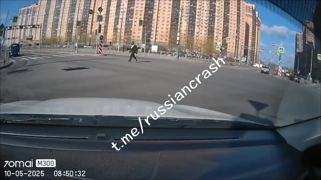 فیلم حادثه تلخ برای موتورسوار بی‌احتیاط