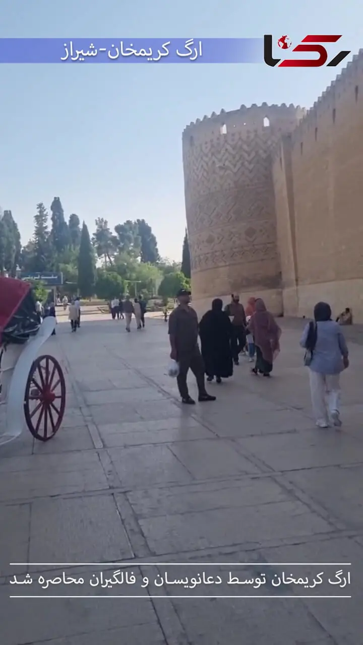 محاصره ارگ کریمخان توسط دعانویسان و فالگیران / آنها مافیایی کار می کنند / شهرداری ورود کند + فیلم
