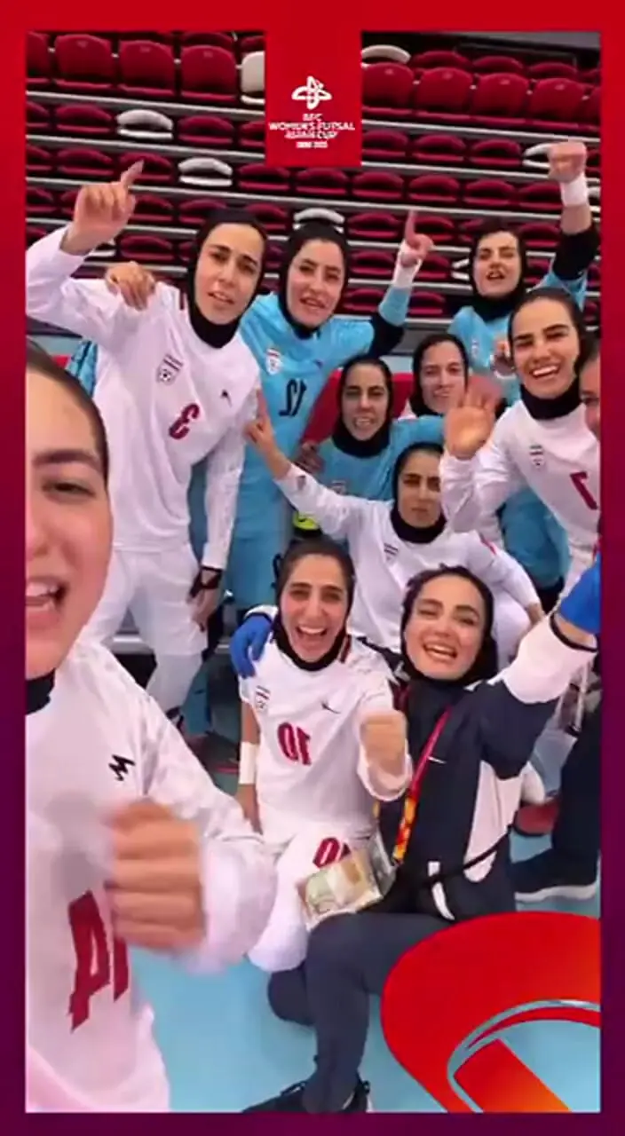 فیلم گل های فوتسال بانوان آسیا / پیروزی زنان ایران در مقابل زنان چین