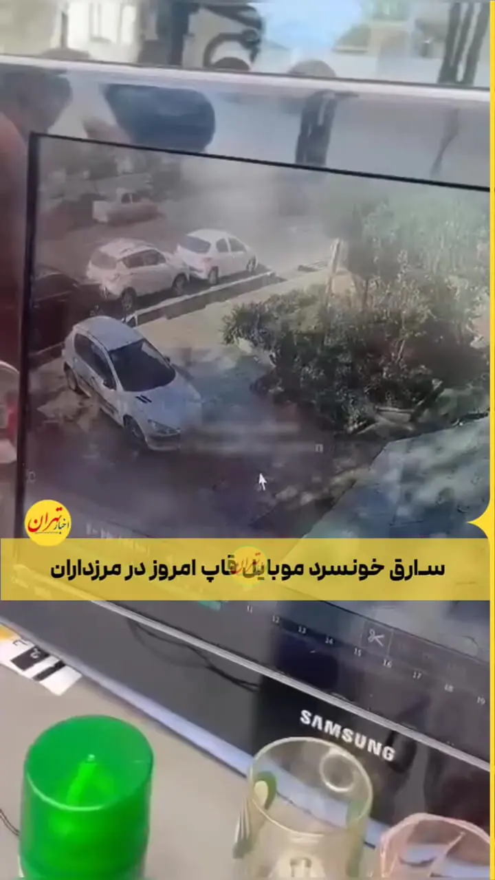 فیلم سرقت موبایل در فروشگاه مرزداران جنجال به پا کرد / دزد بدون هیچ عجله‌ای گوشی را برداشت!