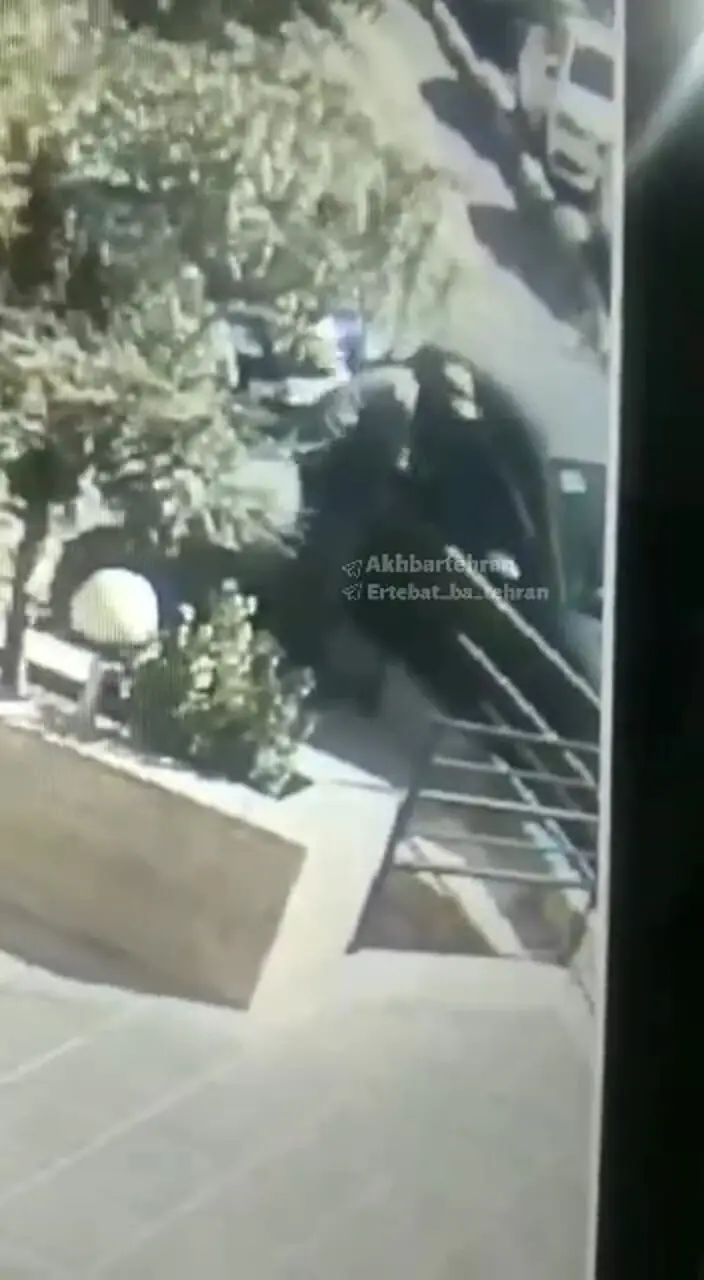 فیلم لحظه سرقت بی رحمانه در سعادت آباد تهران