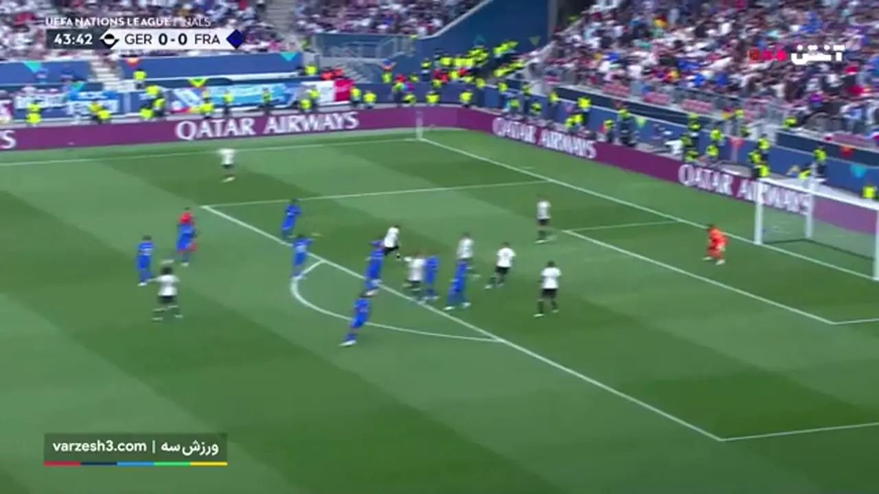 فیلم خلاصه بازی آلمان 0 - فرانسه 2