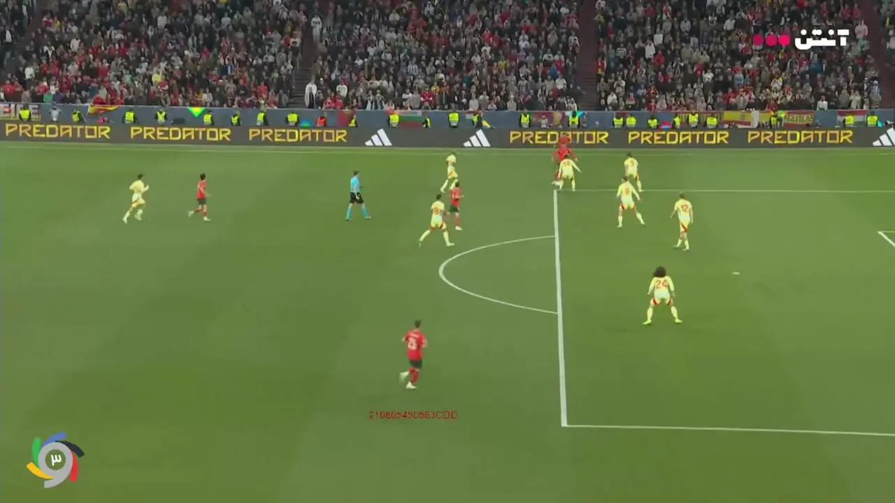 فیلم گل اول پرتغال توسط مندش در دقیقه 26 (پرتغال 1 - اسپانیا 1)