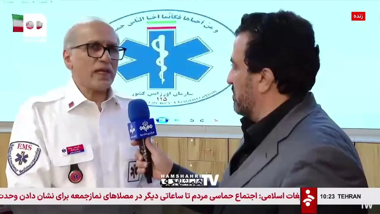 رئیس سازمان اورژانس کشور: نیازی به اهدای خون نیست / مردم به بیمارستان ها مراجعه نکنند + فیلم