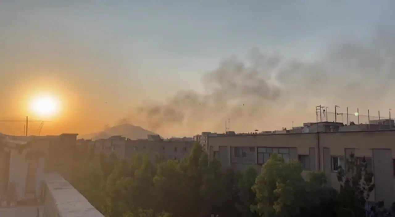 دقایقی قبل انفجاری در جنوب تهران