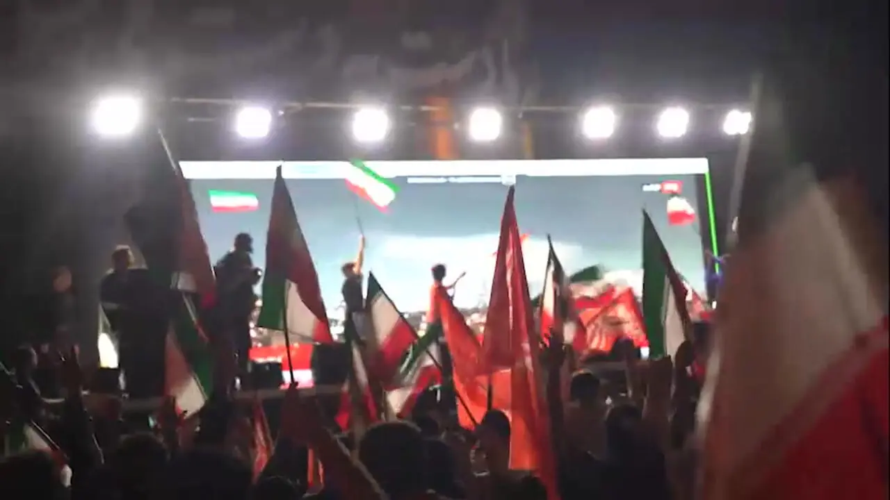 فیلم واکنش مردم تهران به اجرای موفق وعده صادق 3