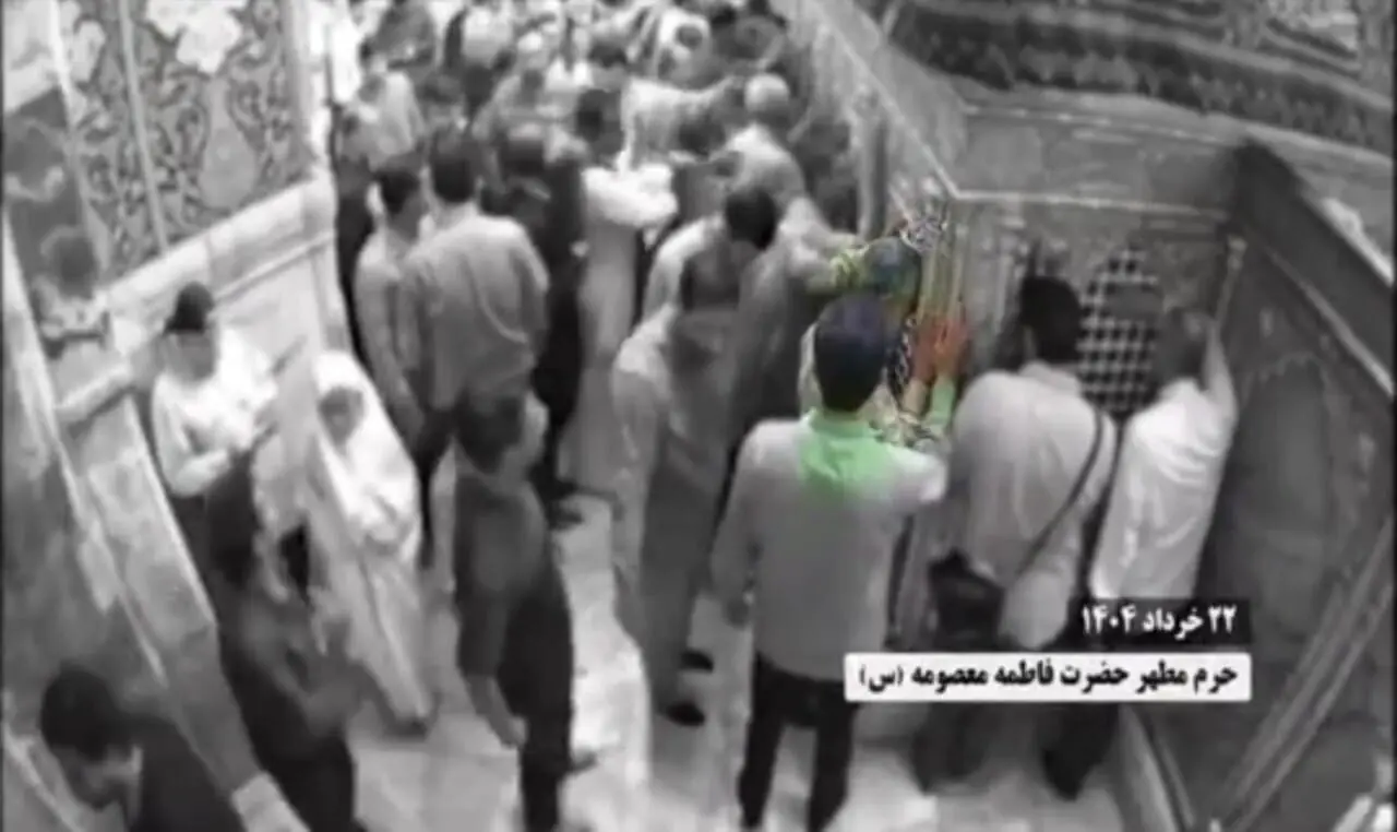 فیلم شهید سردار حاجی‌زاده ساعاتی قبل شهادت  ! / ببینید برای وداع کجا رفته بود !