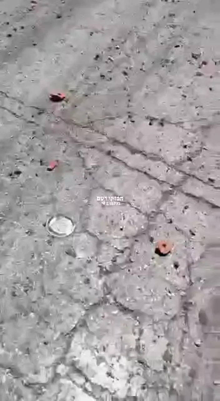 فیلم لحظه اصابت یک پهپاد ایرانی در خاک اسرائیل