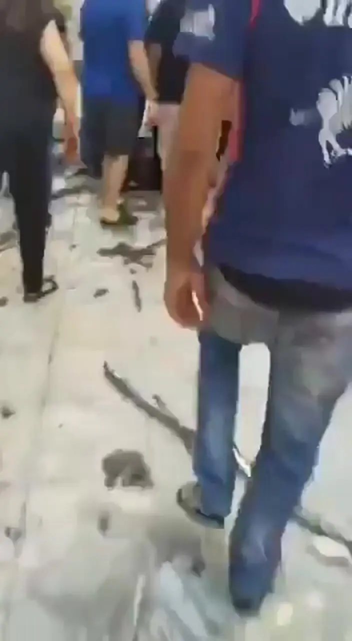 فیلم و عکس انفجار انتحاری در کلیسای مار الیاس در دمشق