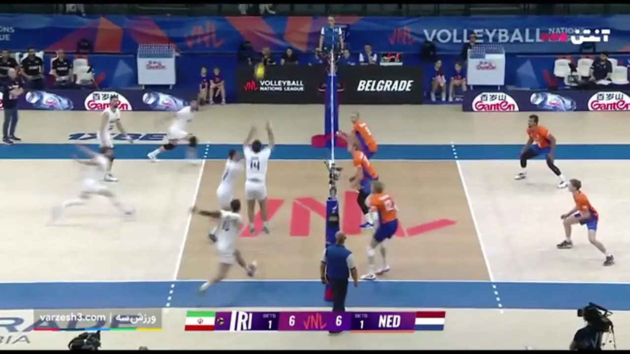 فیلم خلاصه والیبال هلند 2 - ایران 3