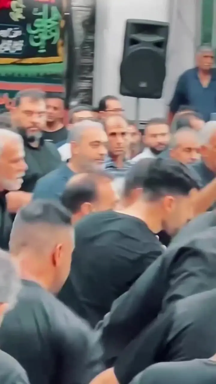 عزاداری مهدی طارمی در شب تاسوعای حسینی در زادگاهش بوشهر