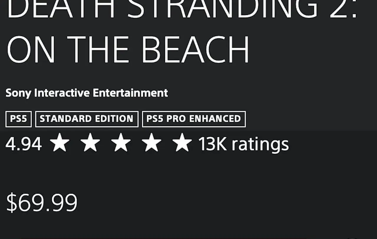 کوجیما پروداکشنز از تمام افرادی که Death Stranding 2 را تجربه و به آن امتیاز داده‌اند تشکر کرد