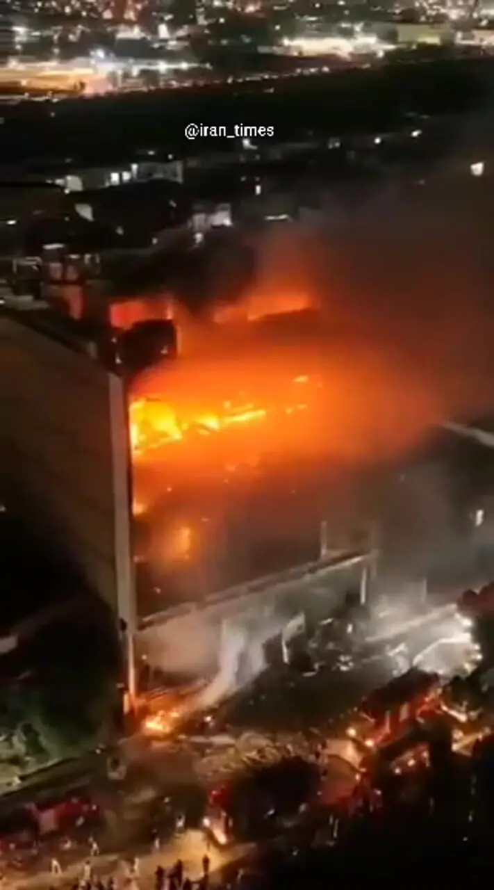 فیلم آتش سوزی مرگبار در عراق / 50 نفر زنده زنده در آتش سوختند
