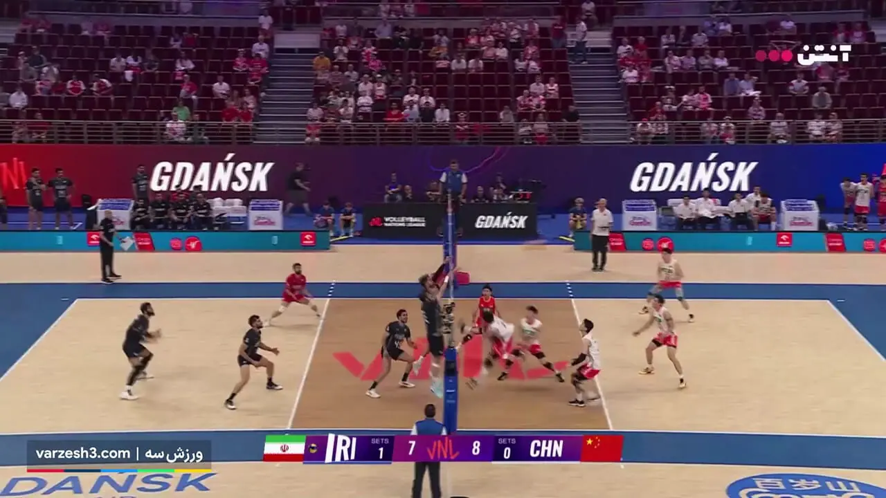 خلاصه والیبال چین 0 - ایران 3