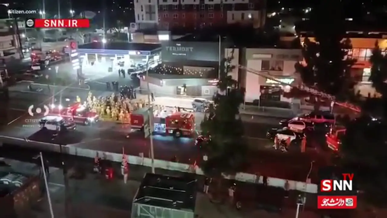 زیر گرفتن ۳۱ نفر توسط راننده آمریکایی در لس آنجلس