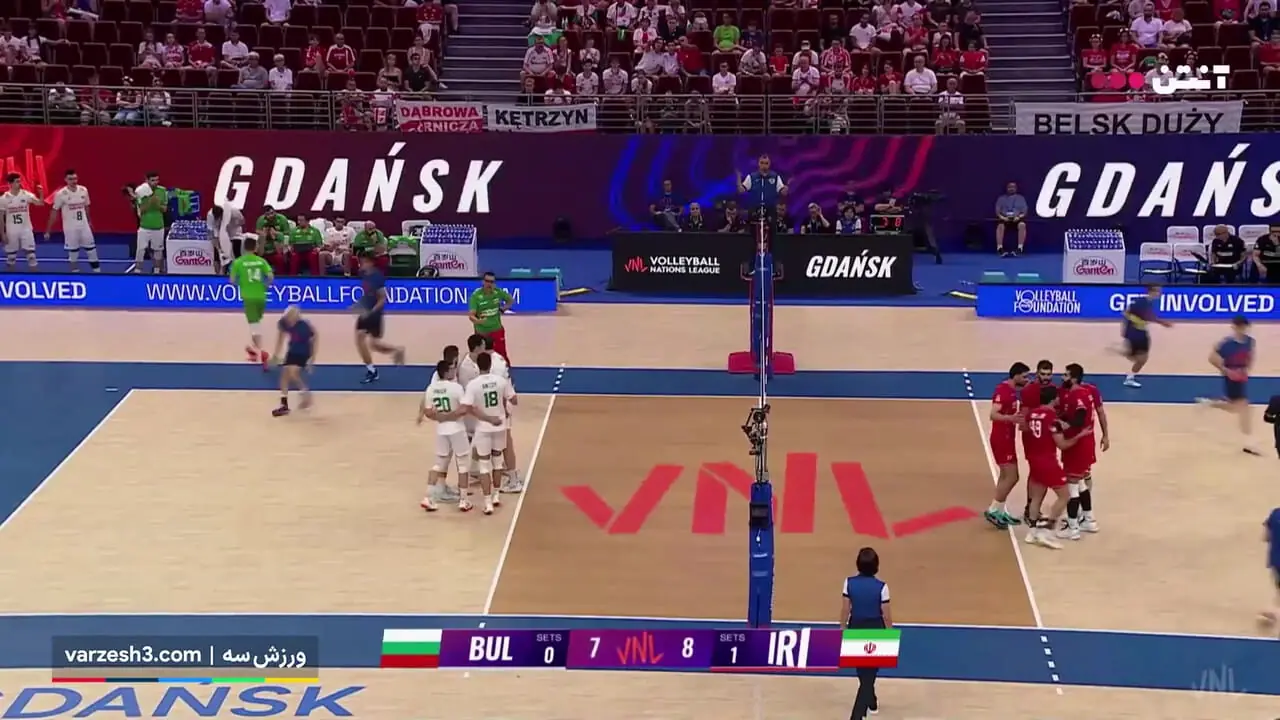 فیلم  خلاصه والیبال بلغارستان 0 - ایران 3