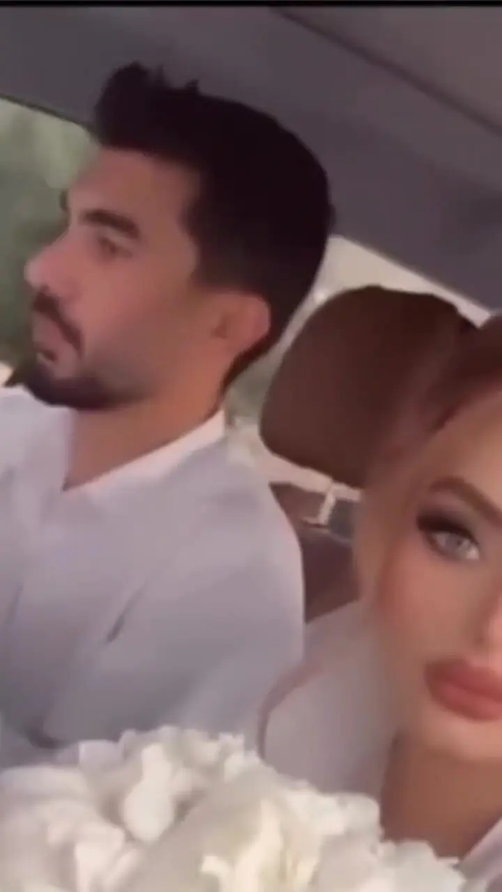 فیلم / رونمایی از عروسی رضا شکاری بازیکن پرسپولیس با زن زیبای روسی اش بعد عروسی آرام جعفری و بابک انصاری / چه لباس عروس زیبای ایرانی ای ...