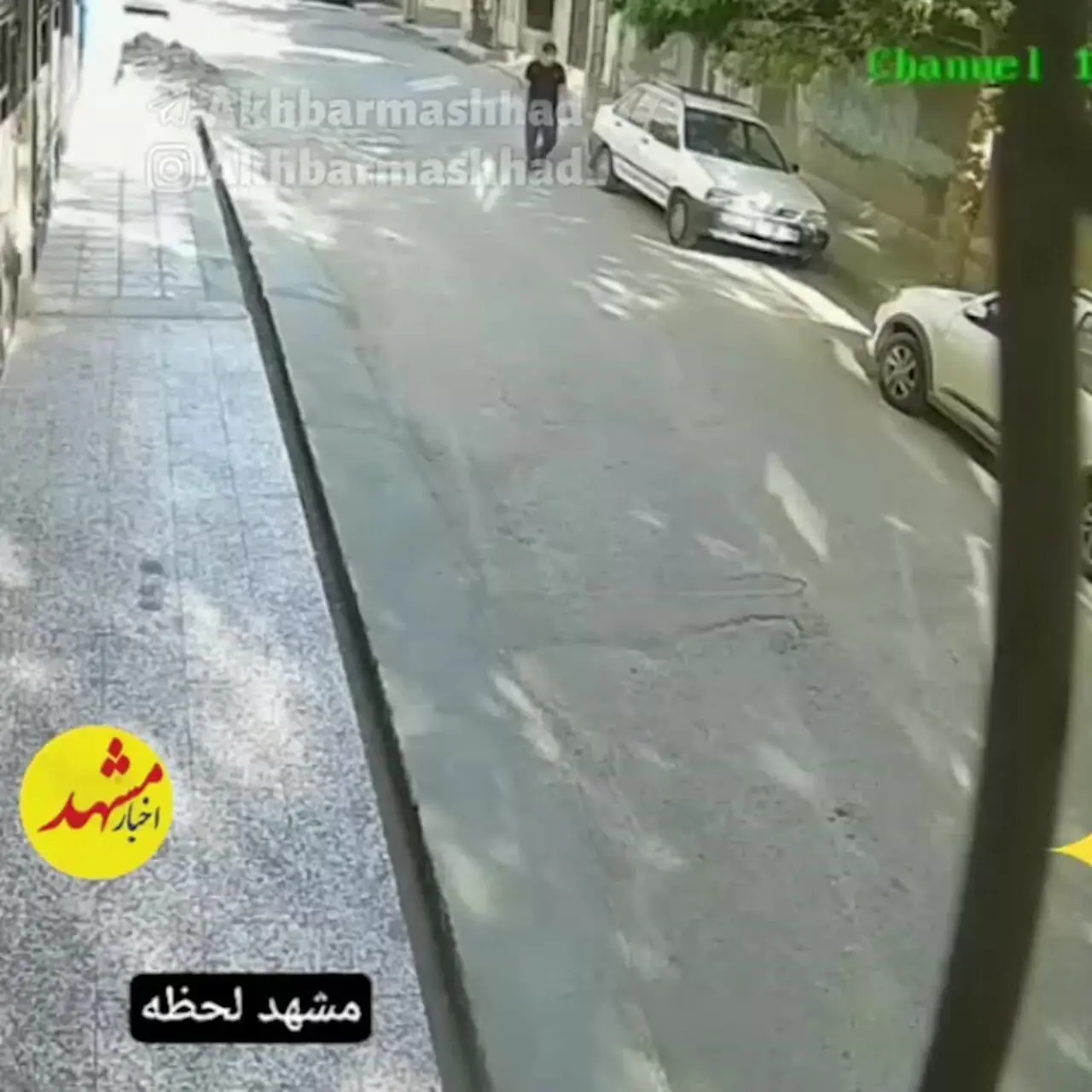 فیلم لحظه سرقت پراید توسط یک زن در خیابان های مشهد
