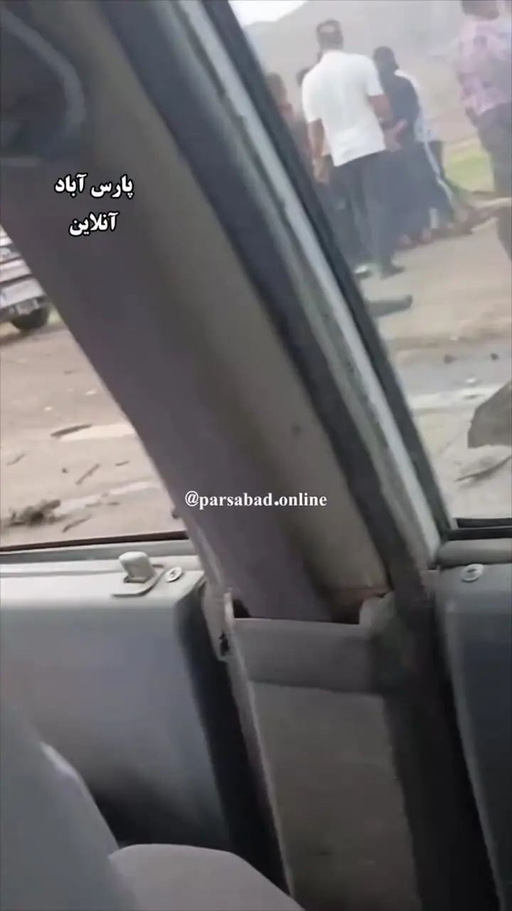 تصادف مرگبار پژو ۴۰۵ با کامیونت در جاده مغان