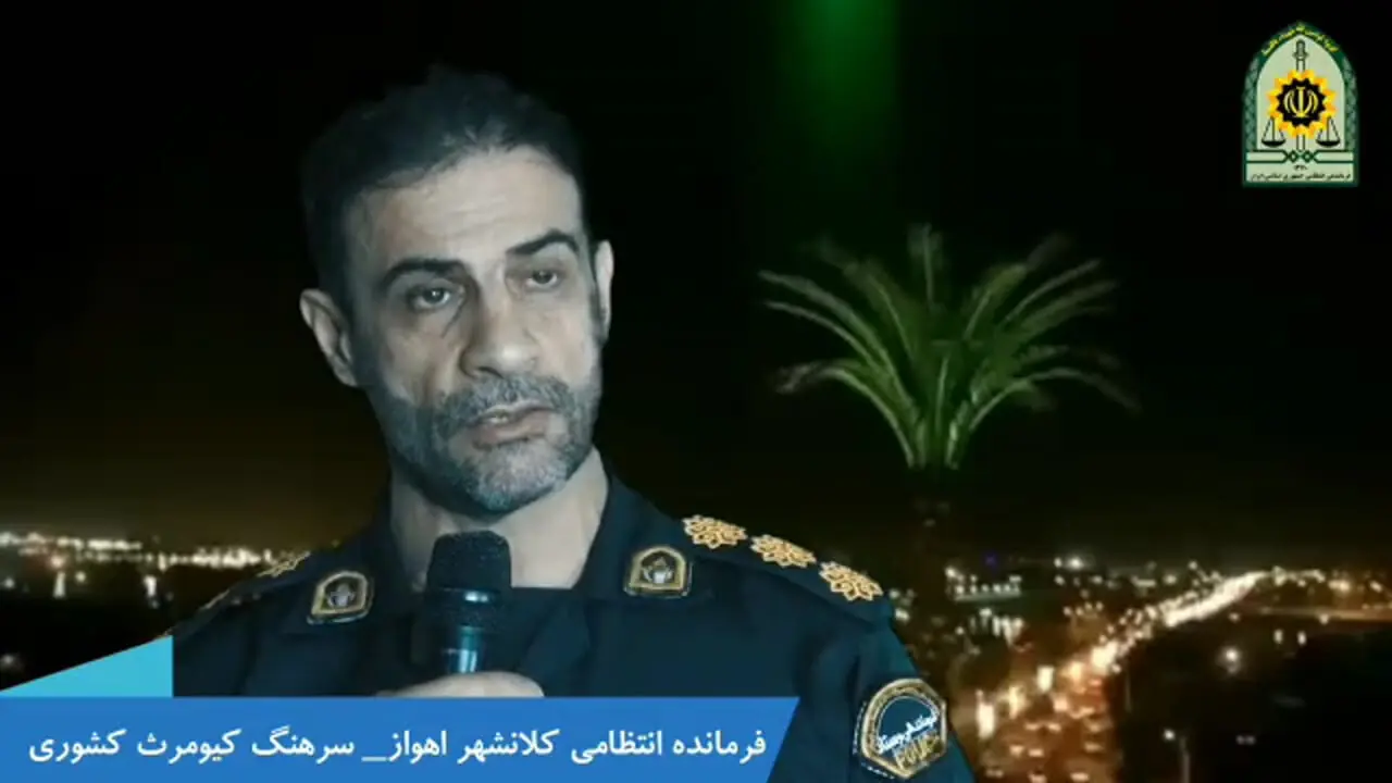 برخورد قاطع پلیس اهواز با خودروهای مزاحم و هنجارشکن شبانه