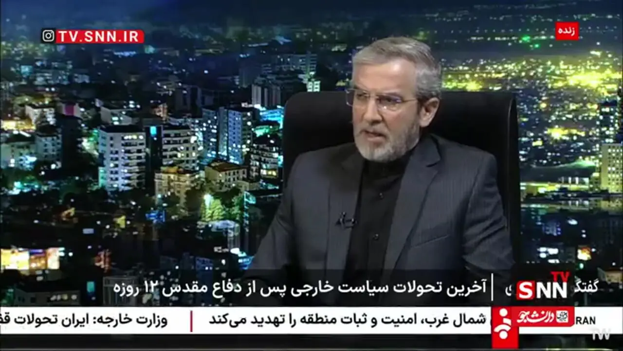 باقری کنی: جمهوری اسلامی به راحتی از موضوع زنگزور نمی‌گذرد + فیلم