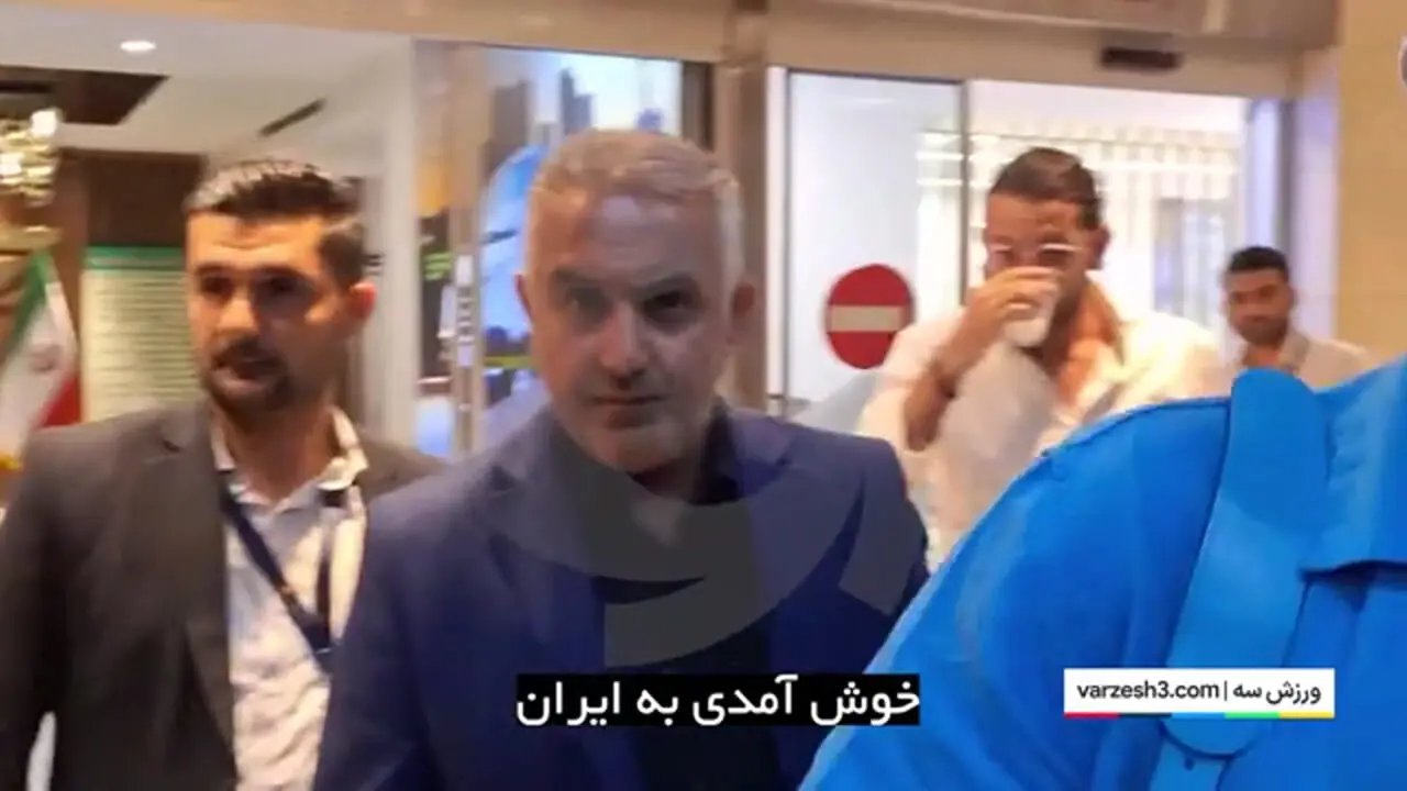اولین صحبت های نازون بعد از ورود به ایران