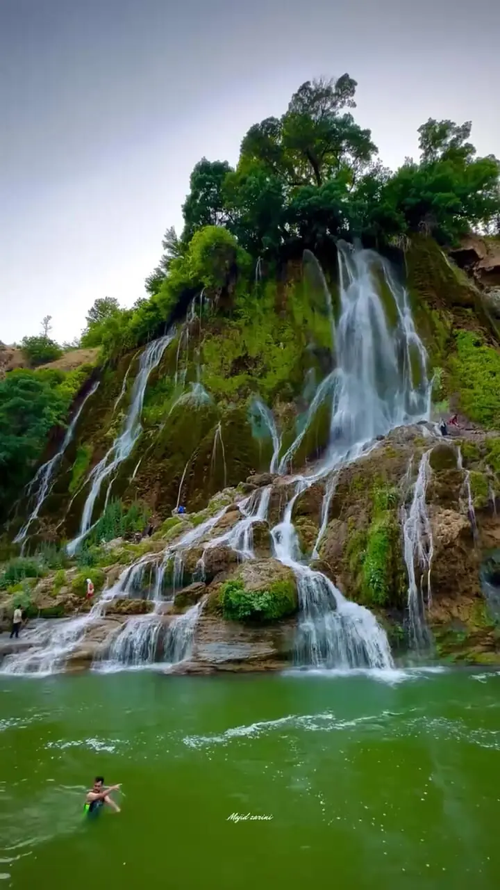 فیلم منظره آبشار بیشه لرستان