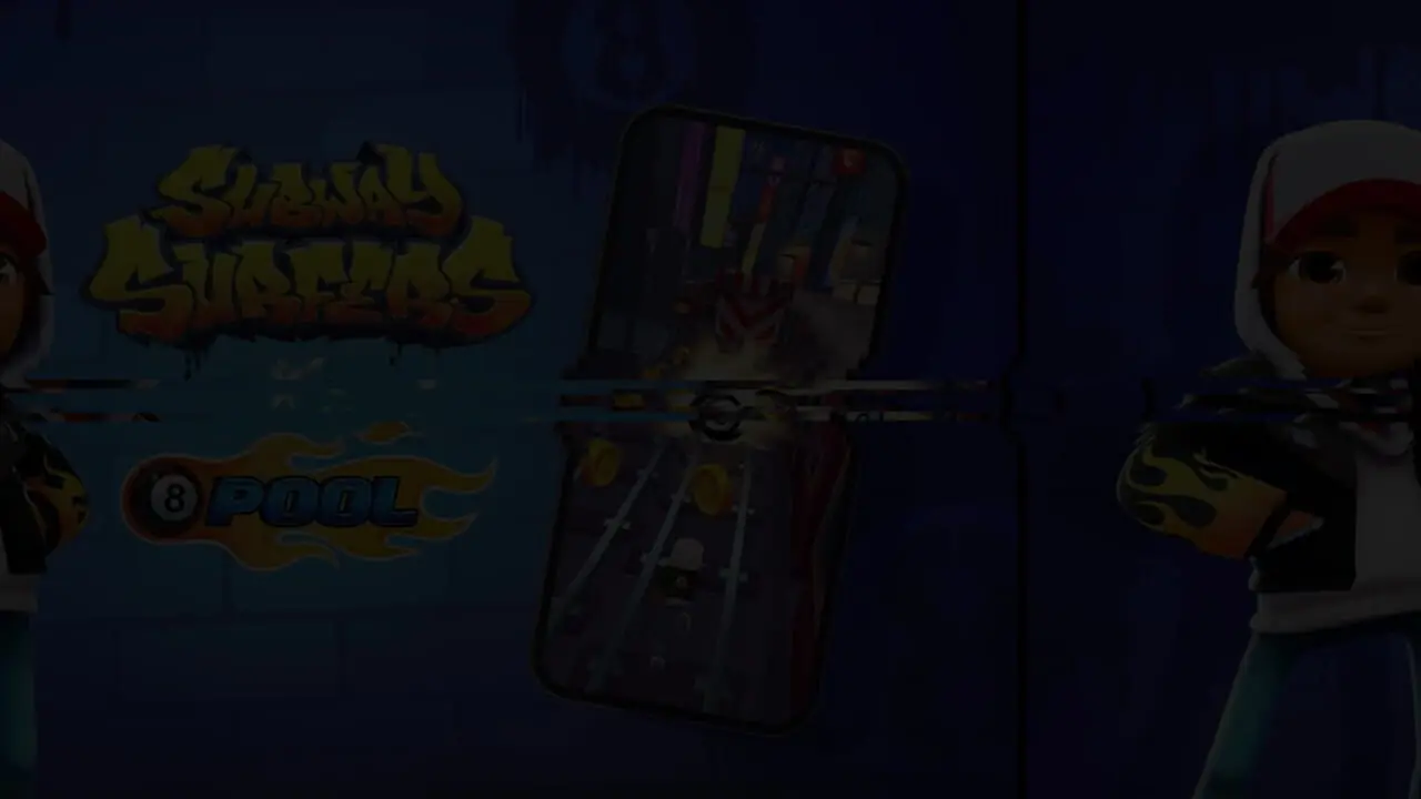از ایستگاه مترو تا میز بیلیارد /  همکاری هیجان‌انگیز Subway Surfers و 8 Ball Pool + فیلم