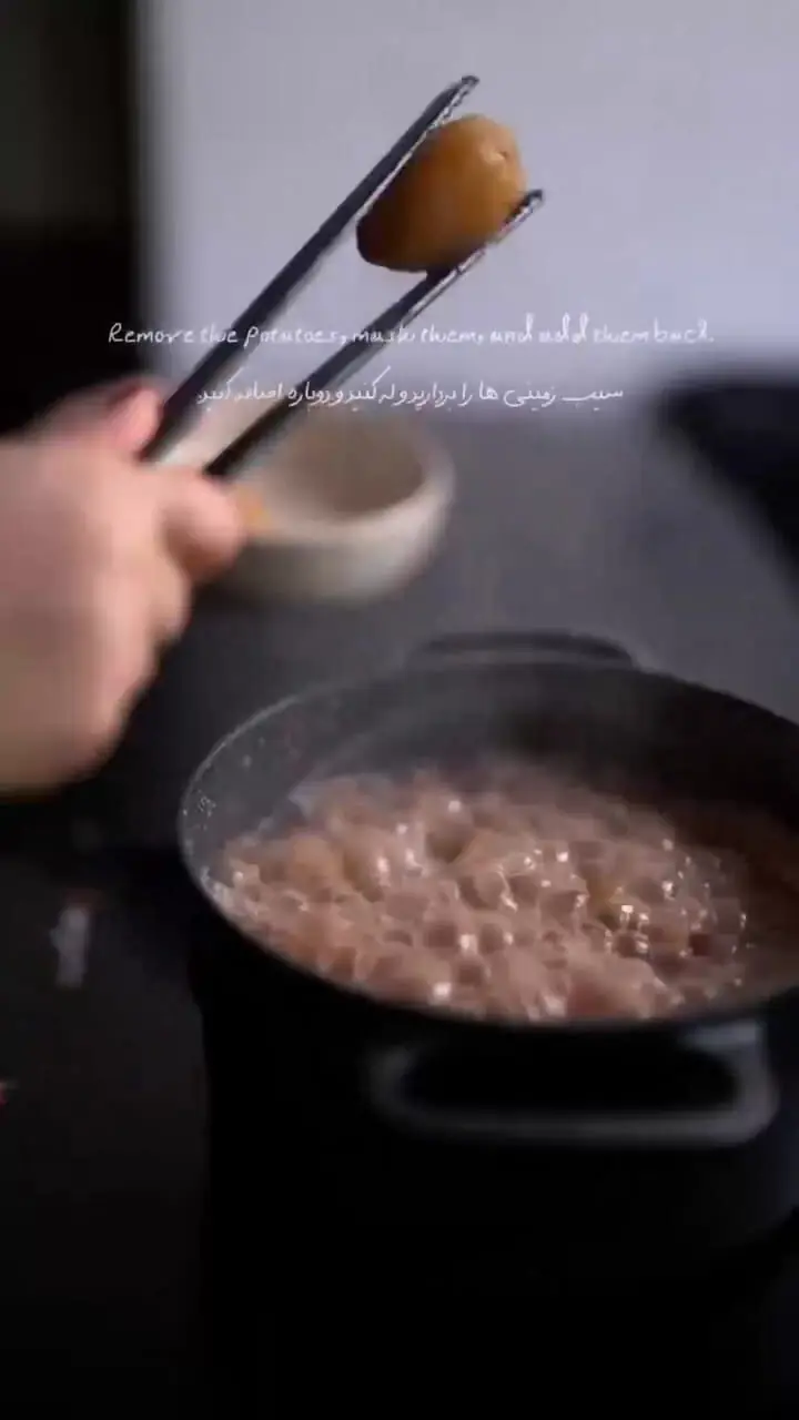 خوراک لوبیا با قارچ: ساده و مقوی+ فیلم