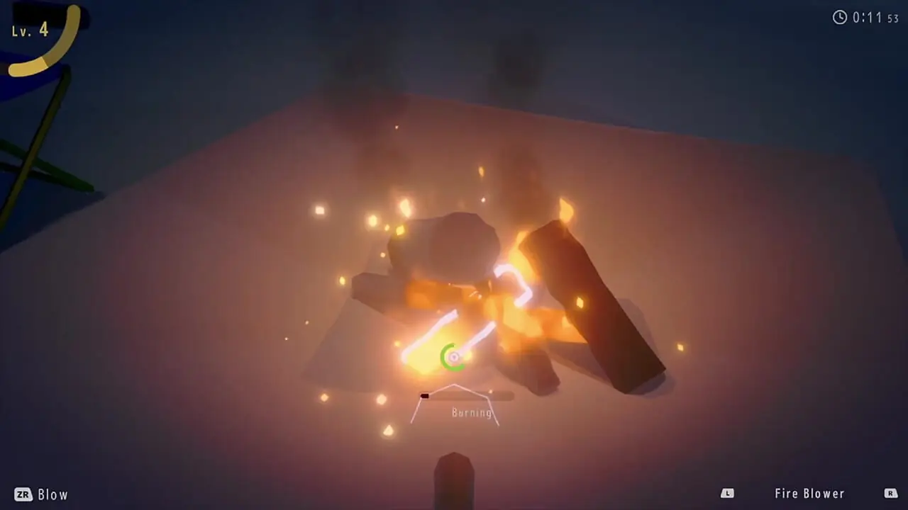 نگاهی به گیم پلی بازی Chillin' by the Fire  روی کنسول سوییچ ۲ +فیلم