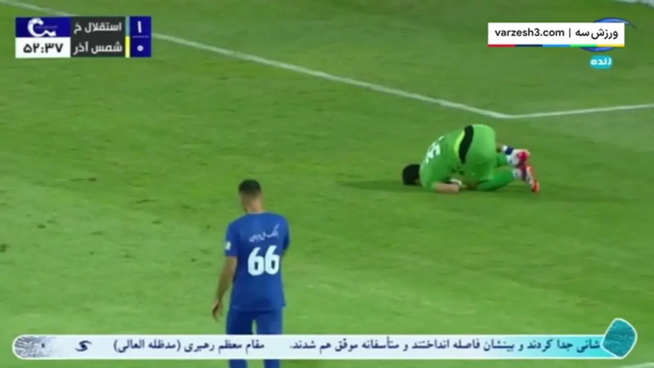 خلاصه بازی استقلال خوزستان 1 - شمس آذر 1