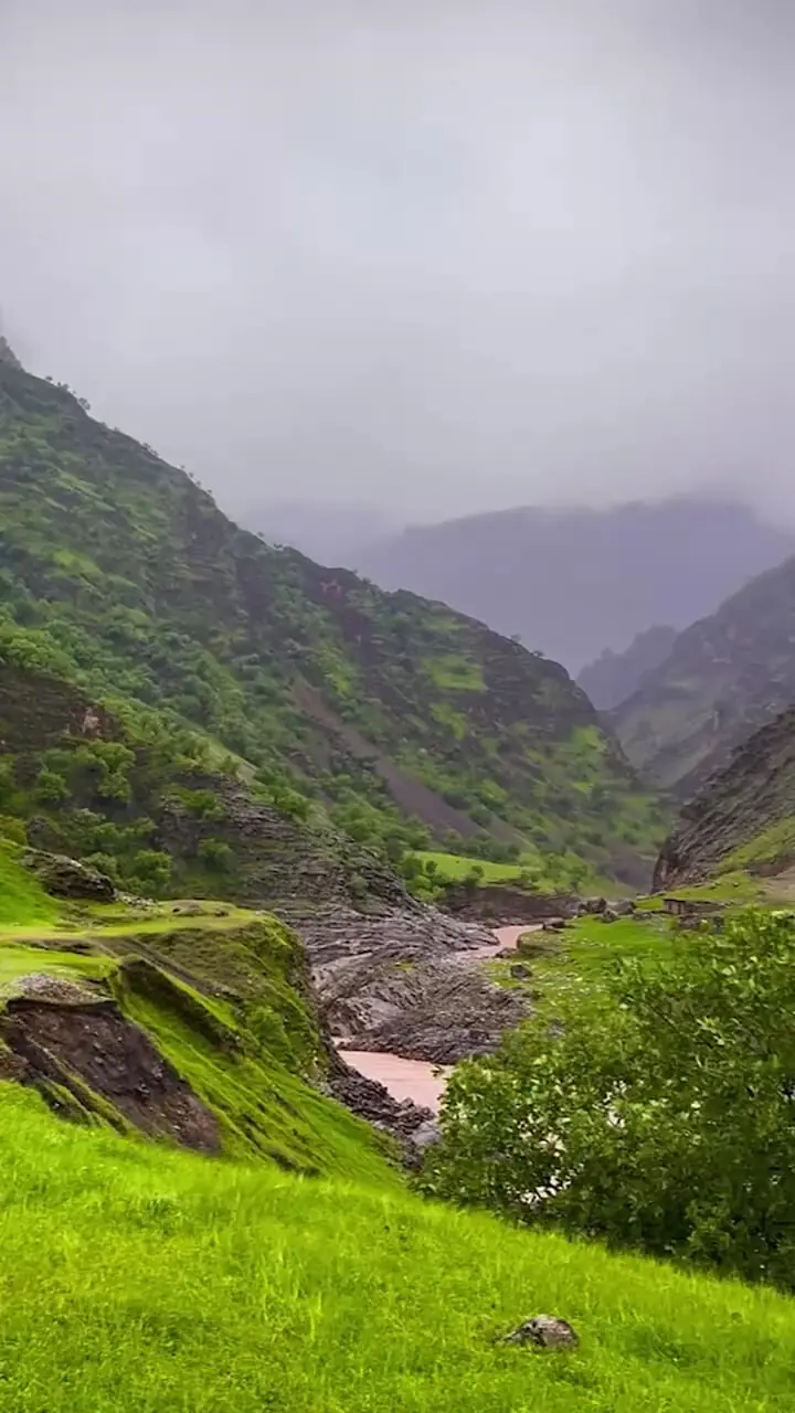 مناظر رویایی بهار لرستان، مسیر ریلی صالح حمید + فیلم