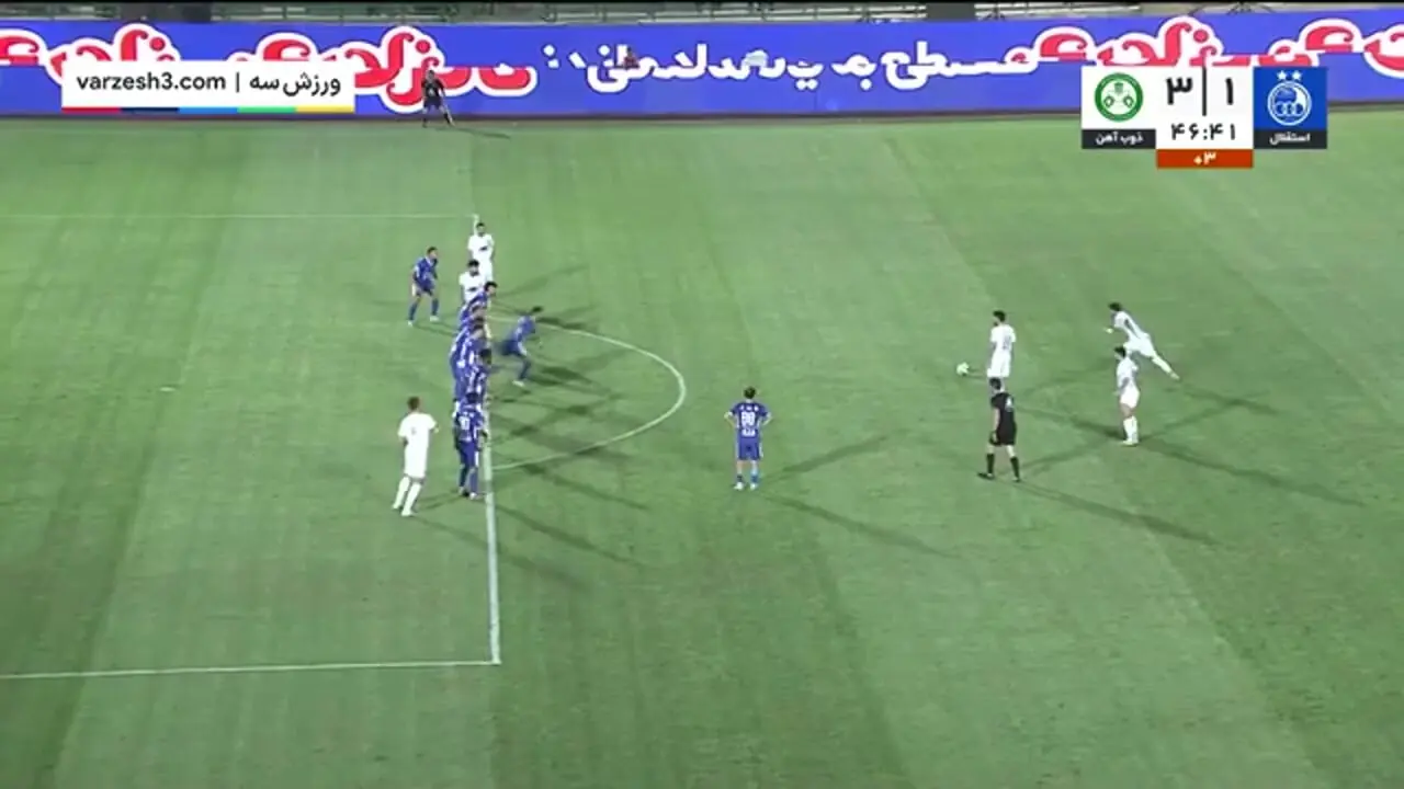 خلاصه بازی استقلال 3 - ذوب آهن 3